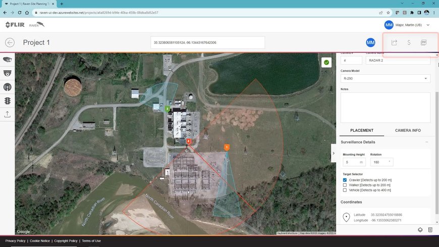 Teledyne FLIR Releases Reimagined Raven Security Site Planning Web Tool